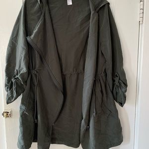 Draped lightweight jacket